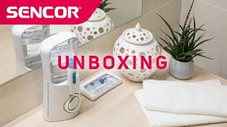 Ústna sprcha  SENCOR SOI 3312WH  Unboxing [upl. by Aonehc]