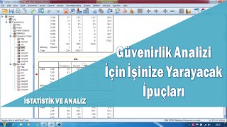 Spss Programı ile Güvenilirlik Analizi Cronbach’s Alpha Uygulaması ve Pratik Bilgiler [upl. by Sullivan]