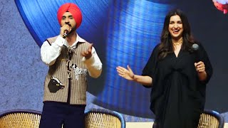 Diljit Dosanjh And Parineeti Chopra LIVE Singing On Chamkila Title Track  Amar Singh Chamkila [upl. by Saberio244]