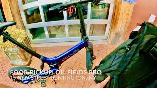 Gocycle EBike DoorDash Delivery in Huntington NY [upl. by Alyahc]