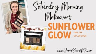 Saturday Morning Makeovers  Sunflower Glow  Fall Eye Color Look 🌻🌻🌻 [upl. by Branen]