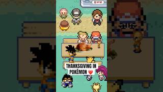 Thanksgiving in Pokemon ❤️ pokemon shorts [upl. by Dawes]