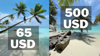 Maldives on a budget  How to afford holidays in the Maldives  Same experience  different price [upl. by Ebag]