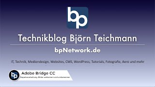 Adobe Bridge CC Stapelverarbeitung  Bilder verkleinern und umbenennen [upl. by Atalanti]