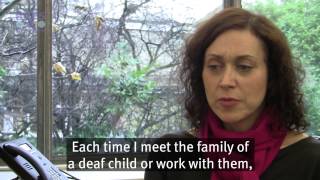 Support for deaf children Speech and Language Therapist [upl. by Oreves]