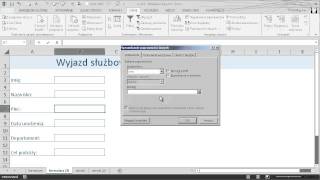 EXCEL  Rozwijane listy Poprawność danych [upl. by Haerr]