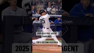 2025 MLB Free Agent Rankings Top five second basemen [upl. by Arikihs]