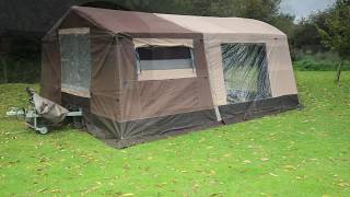 2020 Trigano Galleon 240 trailer tent review Camping amp Caravanning [upl. by Nesila656]