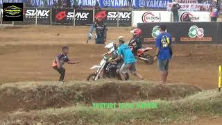 Rey aurellio 18 vs Mikaeel Alvaro Lazaroni 88 MX 50 CC Cleosa series 4 Karanganyar Selalu podium 1 [upl. by Cyndy]