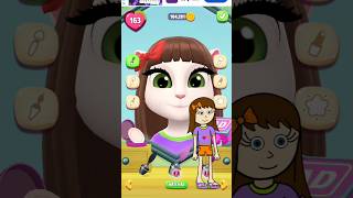 Cassidy Lindquist Makeover Talking Angela 💜🧡shorts viralvideo video mytalkingangela2 [upl. by Midas]