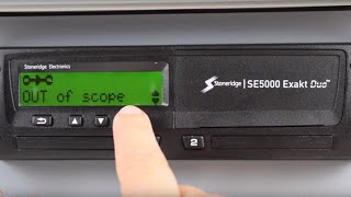 How to use Out of Scope on the Stoneridge SE5000 Exakt Duo Digital Tachograph [upl. by Kelsey111]