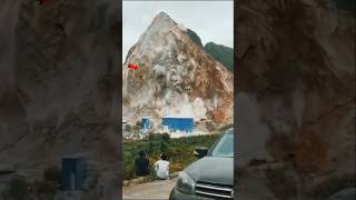 Big dry mountain landslide nplmountains drynepalshorts [upl. by Seiden]