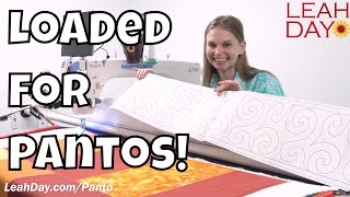 How to Load Your Frame for Pantograph Quilting  Quilting Pantos 1 [upl. by Herta]