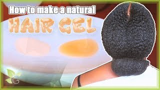 How to make a natural HAIR GEL [upl. by Drapehs810]