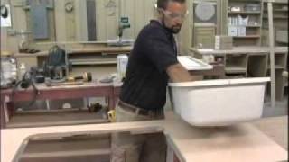 How to install Acrylic Sink in Laminate  Bondo Method  Karran Sink  Karran USA [upl. by Groome]