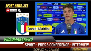 Daniel Maldini esordio in azzurro postmatch ItaliaIsraele 41  Nations League [upl. by Eiuqnom264]