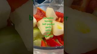 gazpacho easyrecipe colddrink food foodie healthy [upl. by Nyladnewg]