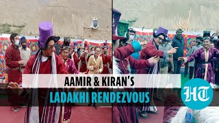 Watch Aamir Khan Kiran Rao dance in Ladakh days after announcing divorce [upl. by Neall]