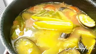 SINIGANG NA SALMON BELLY Tamang pagluto ng sinigang na Salmon Belly [upl. by Kancler298]