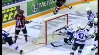 Dinamo Riga  Dynamo Moscow 21 03032011 KHL Playoff quarter final game 6 full highlights [upl. by Peterson457]