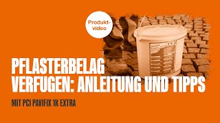 Pflasterbelag verfugen Anleitung und Tipps [upl. by Evslin]