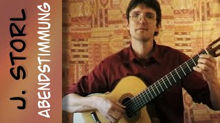 Stimmungsvolle Gitarrenmusik quotAbendstimmungquot mit Konzertgitarre  Gitarre Solo  Fingerstyle [upl. by Saticilef]