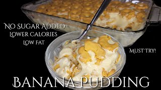 Try This Lower Calorie Banana Pudding You Wont Be Disappointed [upl. by Lucilia238]