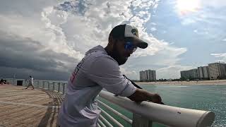 Just another day at the pier Pompano beach pier [upl. by Irrabaj]