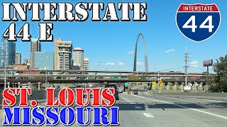 I44 East  St Louis  Missouri  4K Highway Drive [upl. by Idoc]