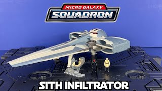 Star Wars Micro Galaxy Squadron SITH INFILTRATOR Review [upl. by Ayotyal61]