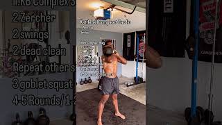 Heavy Kettlebell Complex  Cardio kettlebell motivation fitness fit shorts gym homeworkout [upl. by Ause383]