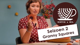 Koffie amp Wol  Granny square haken en aan elkaar maken [upl. by Eldwon]