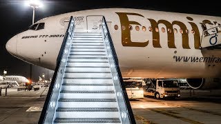 TRIP REPORT  Emirates  Boeing 777300ER  Bangkok  Dubai BKKDXB  Economy Class [upl. by Joao]