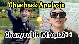 Chanbaek Analysis  Chanyeol seen in Mtopia 😱😳👀 [upl. by Minica]