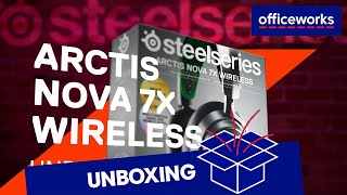 SteelSeries Arctis Nova 7X Wireless Headset Unboxing and Set Up [upl. by Haldis]