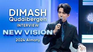 Dimash interview at the New Vision 2024 forum Almaty [upl. by Zechariah]