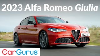 Alfa Romeo Giulia 2023 review Greater than the sum of its parts [upl. by Newcomb704]