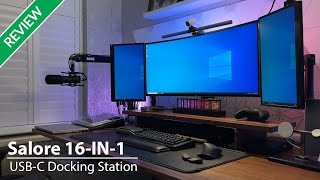 Selore USBC Docking Station 16IN1 with 4 Monitor Support with 4K 60Hz  Unboxing and Demo [upl. by Ellenehs212]