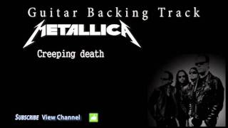 Metallica  Creeping death Guitar Backing Track wVocals [upl. by Kerge]