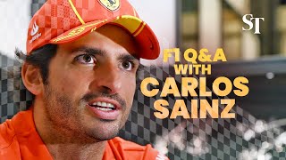 F1 QampA with Carlos Sainz SingaporeGP [upl. by Rudolfo]