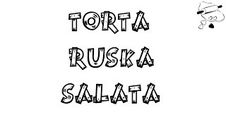 Torta ruska salata [upl. by Mcnair]