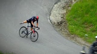 Geraint Thomas Crashes but Gets Up to DEFEND INEOS GC  Critérium du Dauphiné Stage 8 2021 [upl. by Dyanna]