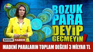 Madeni paraların toplam değeri 3 milyar TL [upl. by Nallij]