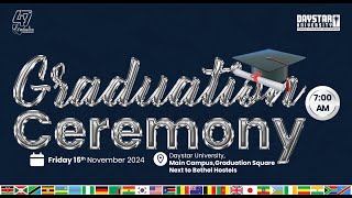 Daystar University 47th Graduation Ceremony [upl. by Idola]