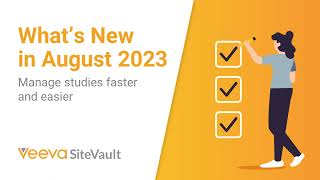 Whats new in Veeva SiteVault  August 2023 [upl. by Yahiya]