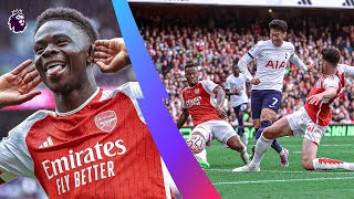 Arsenal v Spurs moments that get increasingly more HEATED [upl. by Omero353]