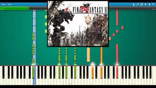 Final Fantasy VI  Terras Theme Synthesia [upl. by Keavy]