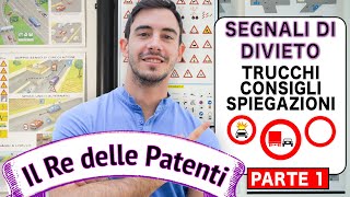 SEGNALI DI DIVIETO PT1  IL RE DELLE PATENTI  PATENTE B  ESAME DI TEORIA [upl. by Wessling696]