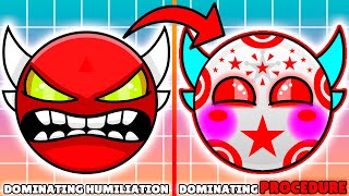 CUSTOM NEW Geometry Dash Difficulty Faces but they are REVERSE Version 44 [upl. by Schouten66]