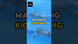 Timing the kick with the catch can help you swim faster swimmingtips shorts [upl. by Hulton837]